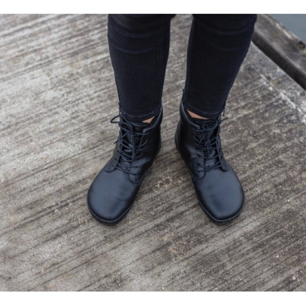ZAQQ Quintic Vegan Barefoot Winter Boots in Black with Zipper size EU37 - Picture 8 of 9